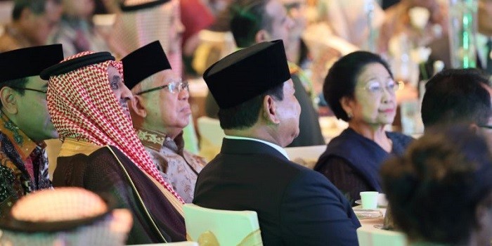 Satu Meja dengan Megawati saat Acara Hari Nasional Arab Saudi, Ini Kata Prabowo 