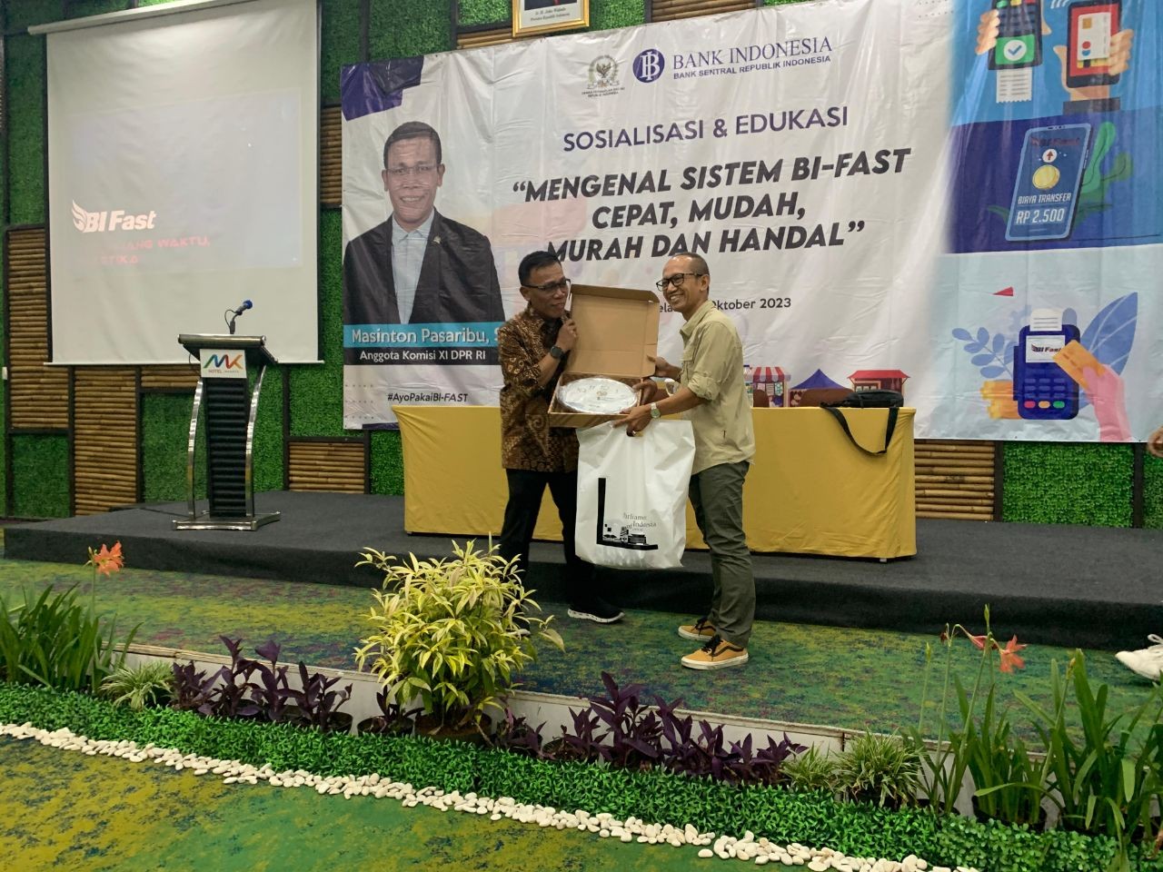Sosialisasi BI-Fast, Masinton Dorong Masyarakat Gunakan Layanan Pembayaran Cepat, Mudah, Murah, dan Andal