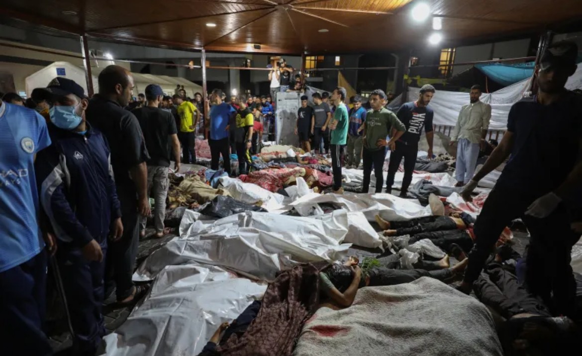 Makin Brutal, Israel Bom Rumah Sakit di Gaza, Tewaskan 500 Orang