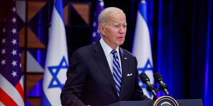 Ditanya Apakah Israel Melanggar Hukum, Biden Hanya Terdiam