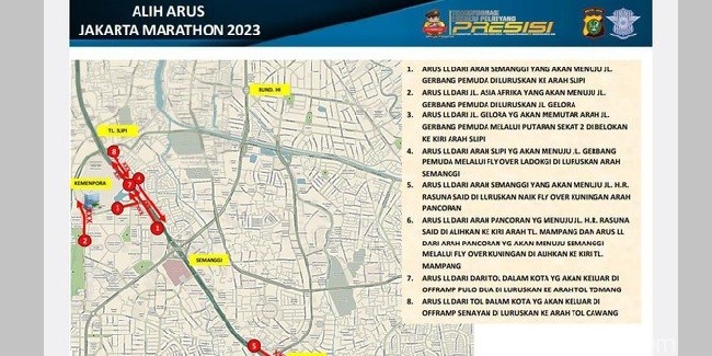 Masyarakat Diimbau Naik Transportasi Umum ke GBK, Ada Jakarta Marathon