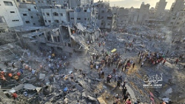 Israel Membabi Buta Bombardir Perumahan Kamp Jabalia, Ratusan Warga Palestina Gugur