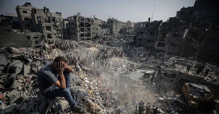 Jet Tempur Israel Gempur Rumah Dekat Sekolah di Kamp Al-Bureij,
