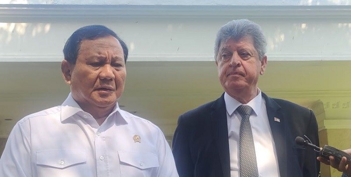 Terima Kunjungan Dubes Palestina, Prabowo Bahas Pengiriman Kapal Rumah Sakit TNI ke Palestina 