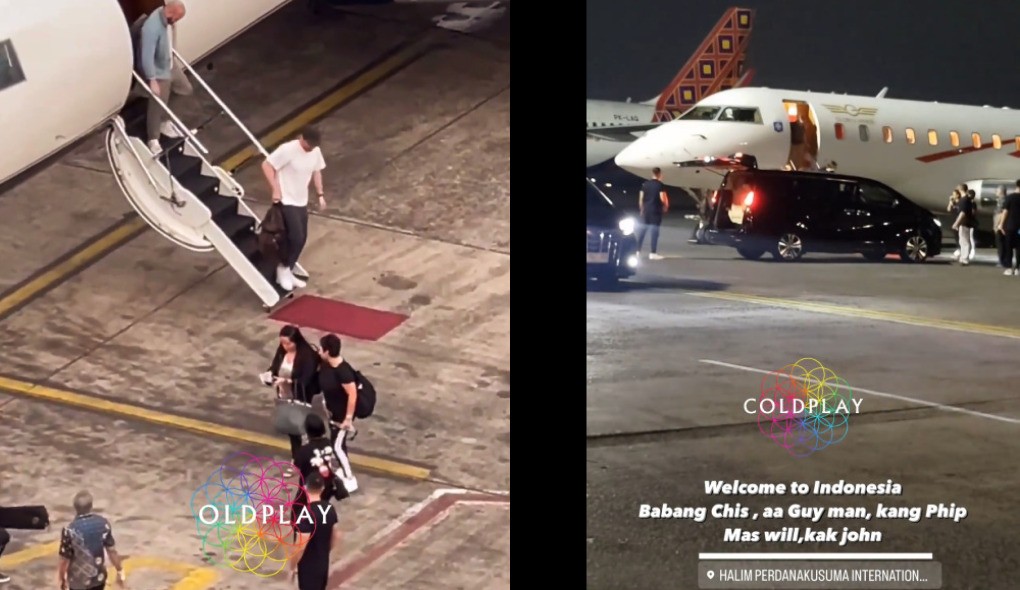 Ternyata Coldplay Sudah Tiba di Jakarta, Siap-siap Nonton Konsernya