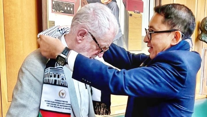 Bertemu Jeremy Corbyn, Ketua BKSAP Galang Dukungan bagi Palestina