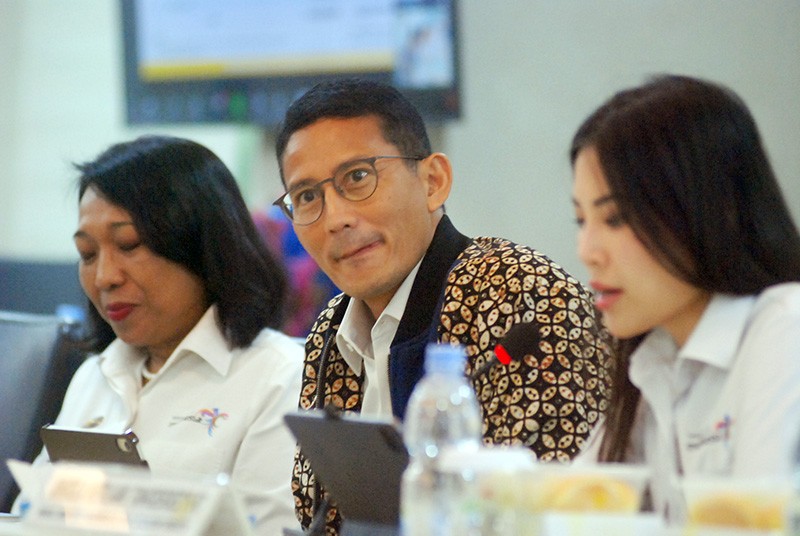 Menteri Parekraf  Raker Dengan Komite III DPD RI