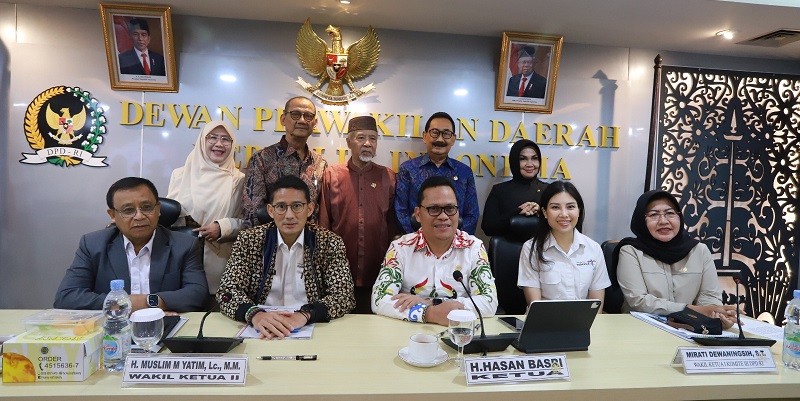 Komite III DPD RI Rapat Kerja dengan Kemenparekraf, Ini yang Dibahas