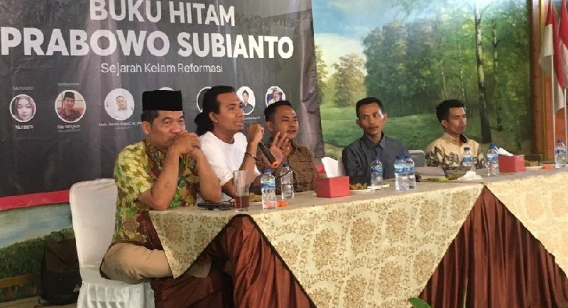 Sambut Hari HAM, Aktivis Mahasiswa di Serang Gelar Bedah Buku Hitam Prabowo Subianto