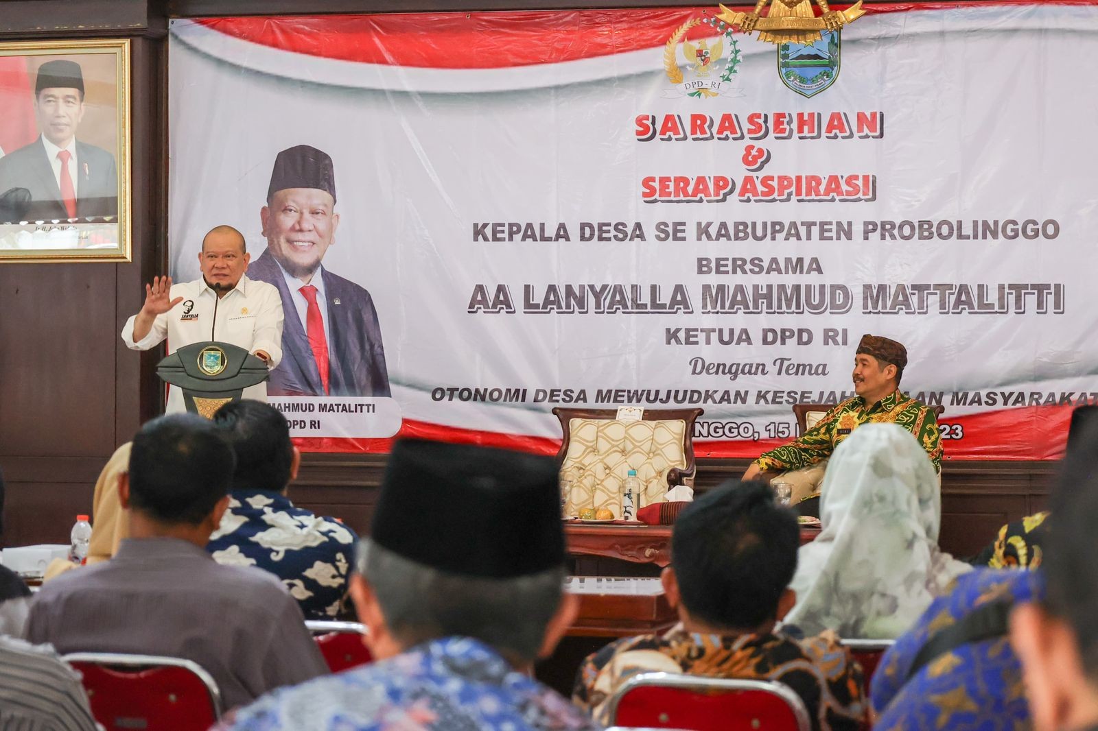 Di Hadapan AKD Probolinggo, Ketua DPD RI Ingatkan Lima Prioritas Agar Desa Mandiri
