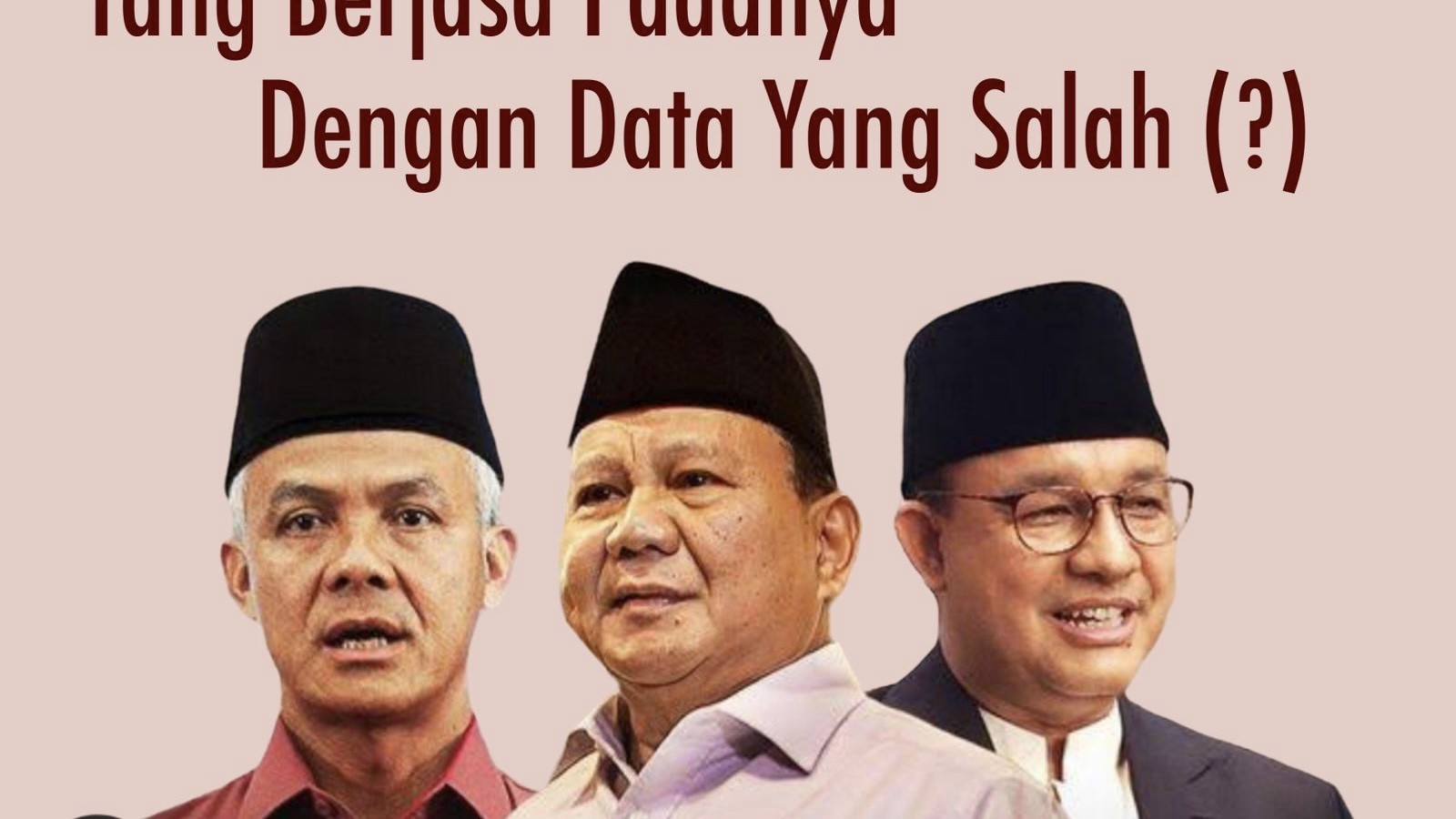 Blunder Anies Baswedan Menyerang Prabowo yang Berjasa Padanya, Dengan Data yang Salah?