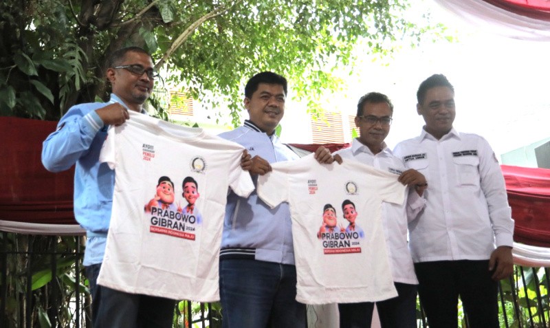 Penjahit Indonesia Raya Deklarasi Dukung Prabowo-Gibran