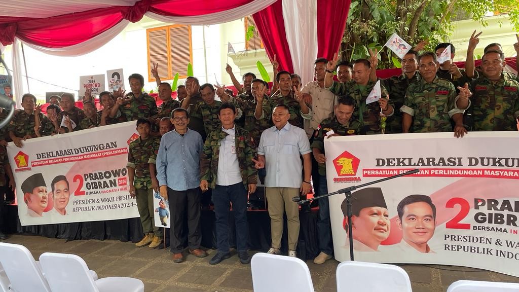 Ingin Lebih Sejahtera, Perlinmas Deklarasi Dukung Prabowo-Gibran