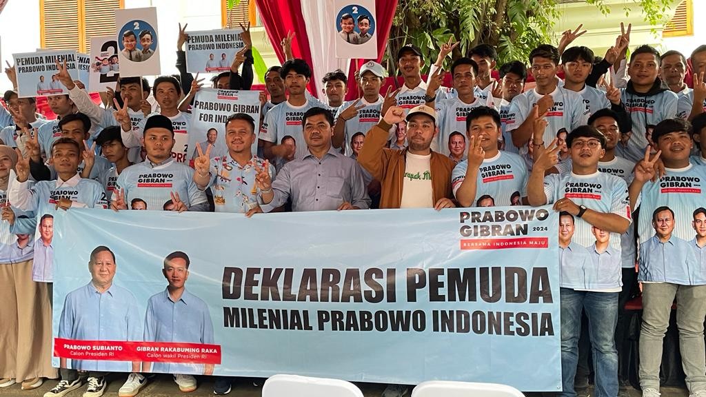 Didukung Milenial, TKN: Anak Muda Jadi Kunci Kemenangan Prabowo-Gibran