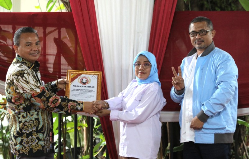 Relawan Pandu 02 Prabowo-Gibran Deklarasi Dukung Penuh Capres-Cawapres 02