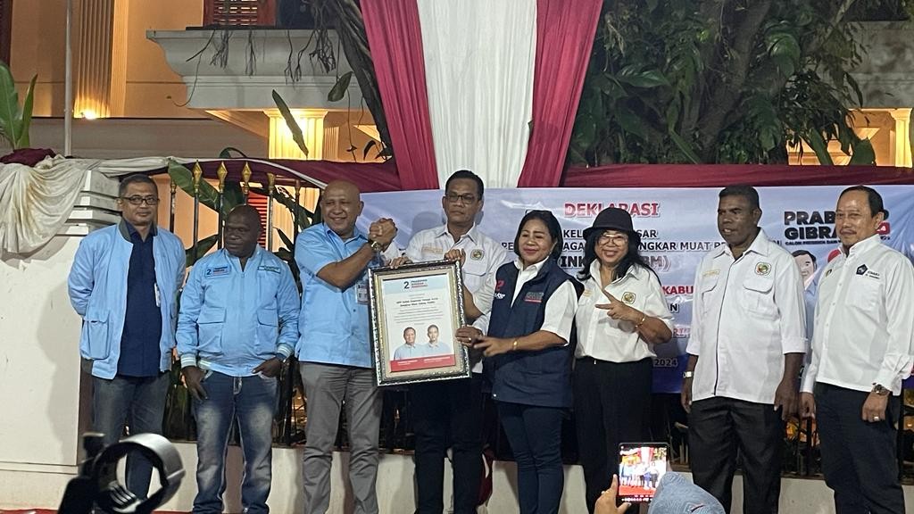 INKOP TKBM Deklarasi Dukung Prabowo-Gibran, Ingin Buruh Sejahtera Lewat Koperasi