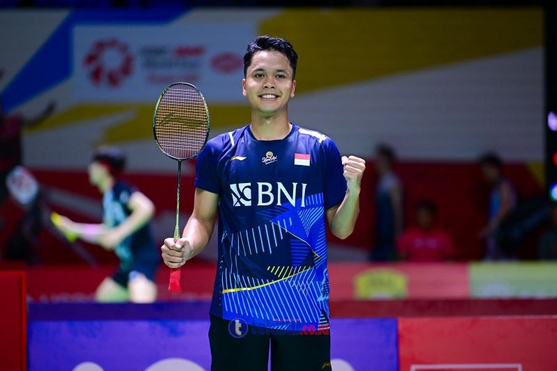 FOTO: Hasil Indonesia Masters 2024, Ginting dan Gregoria Menang, Jonathan Terhenti.