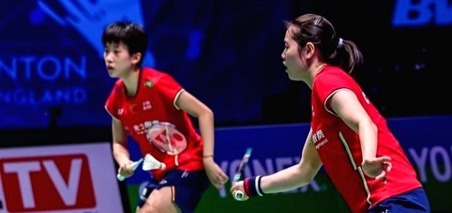 Ganda Putri Cina Pastikan Diri ke Partai Puncak Indonesia Master 2024