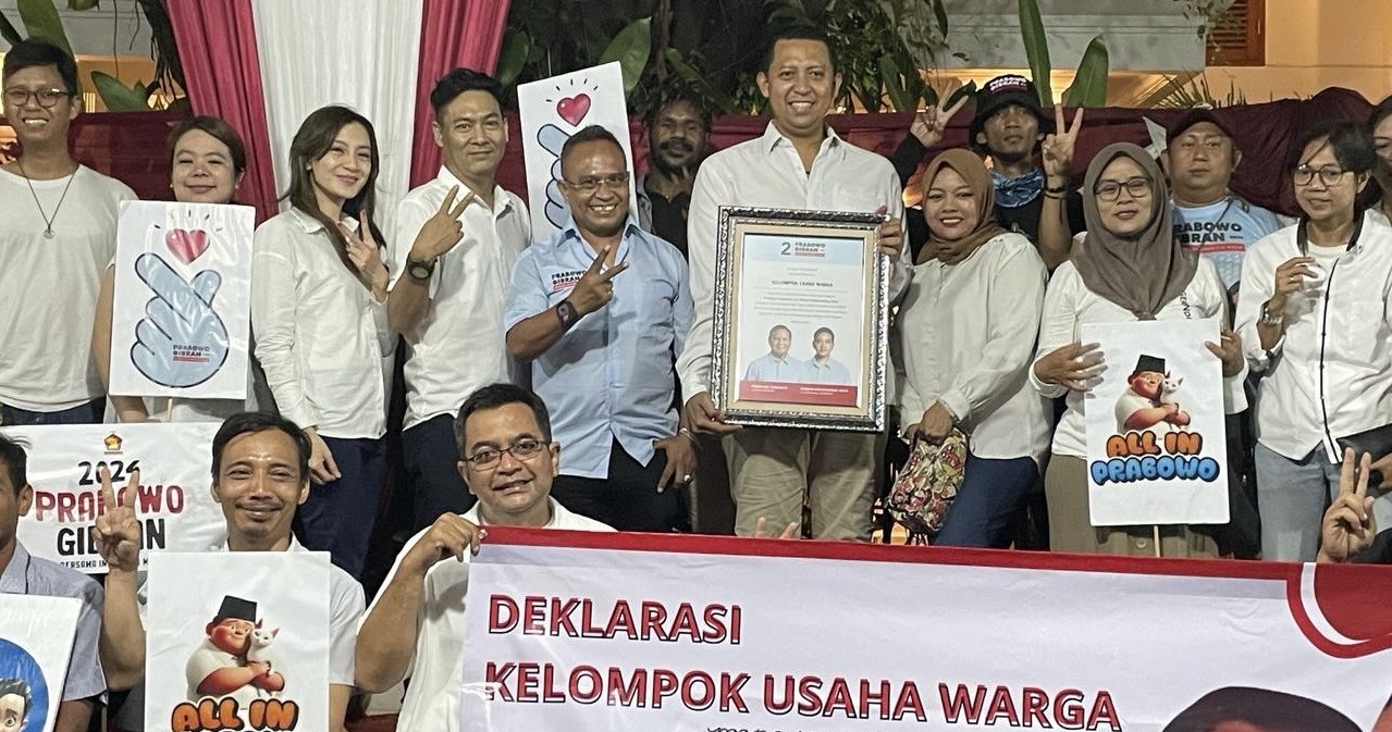 Komitmen Majukan UMKM, Relawan Kelompok Usaha Warga Deklarasi Dukung Prabowo-Gibran