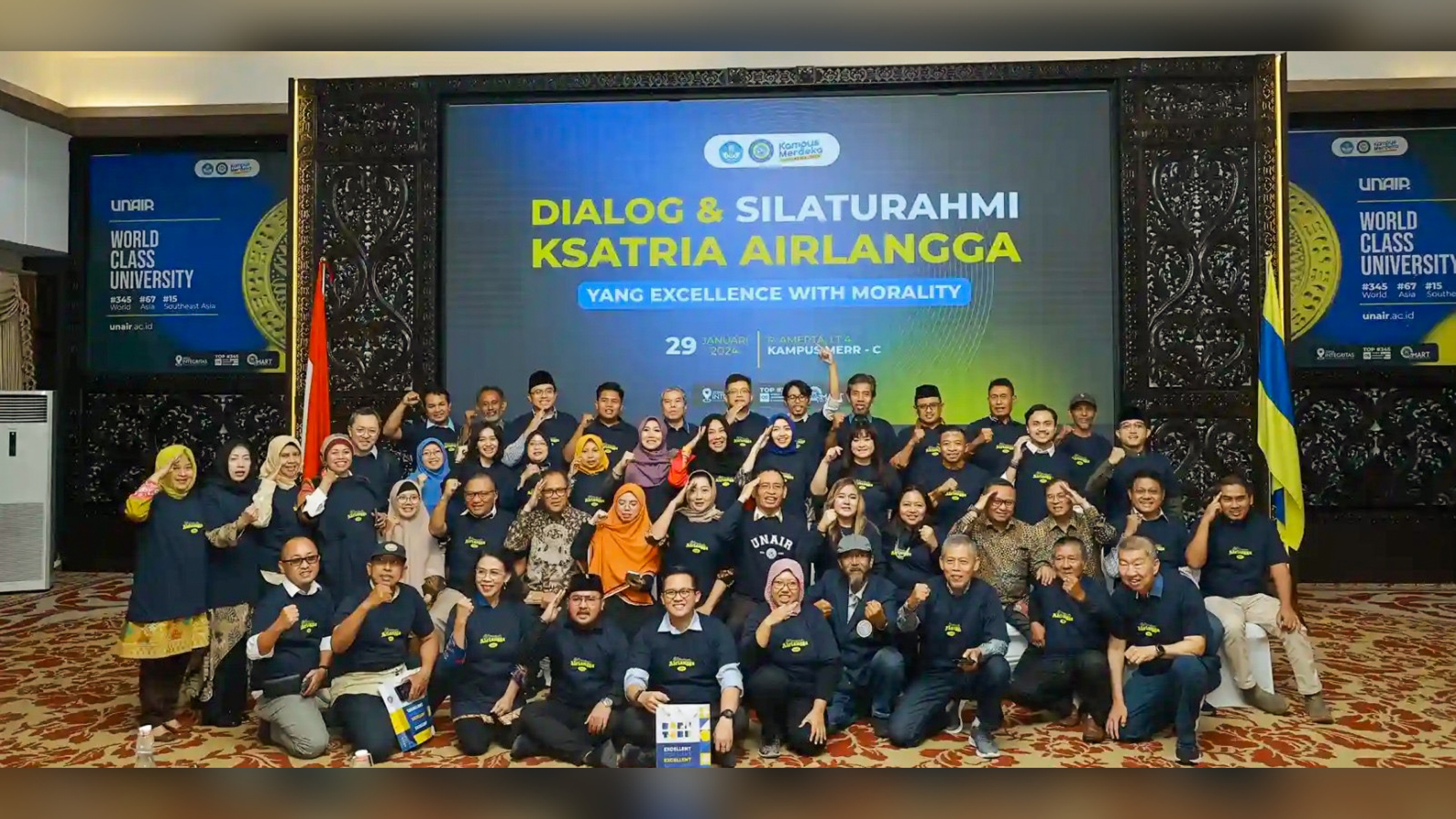 Rektor Beri Tiga Pesan Penting bagi Caleg Alumni UNAIR