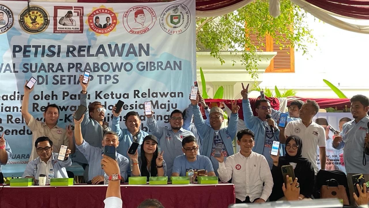 Kawal Suara Prabowo-Gibran di TPS, Relawan Luncurkan Aplikasi Suarapagi.id