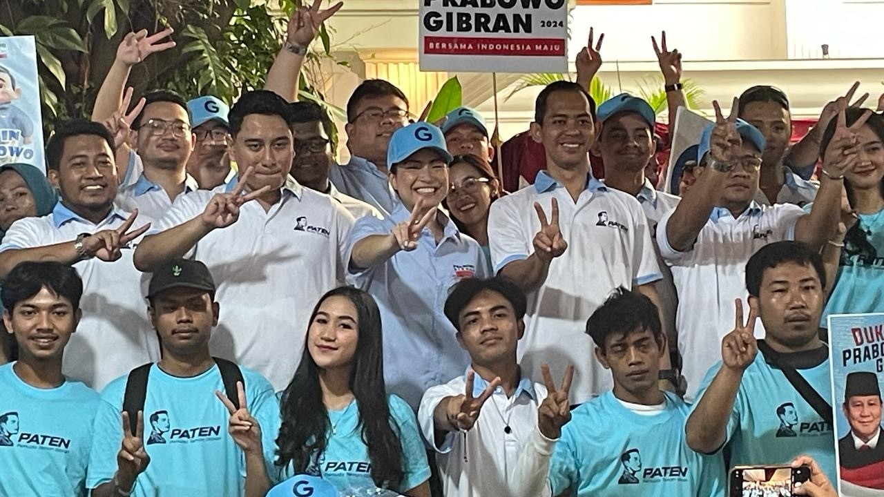 Buka Ruang Anak Muda Jadi Pemimpin, Relawan Paten Deklarasi Dukung Prabowo-Gibran