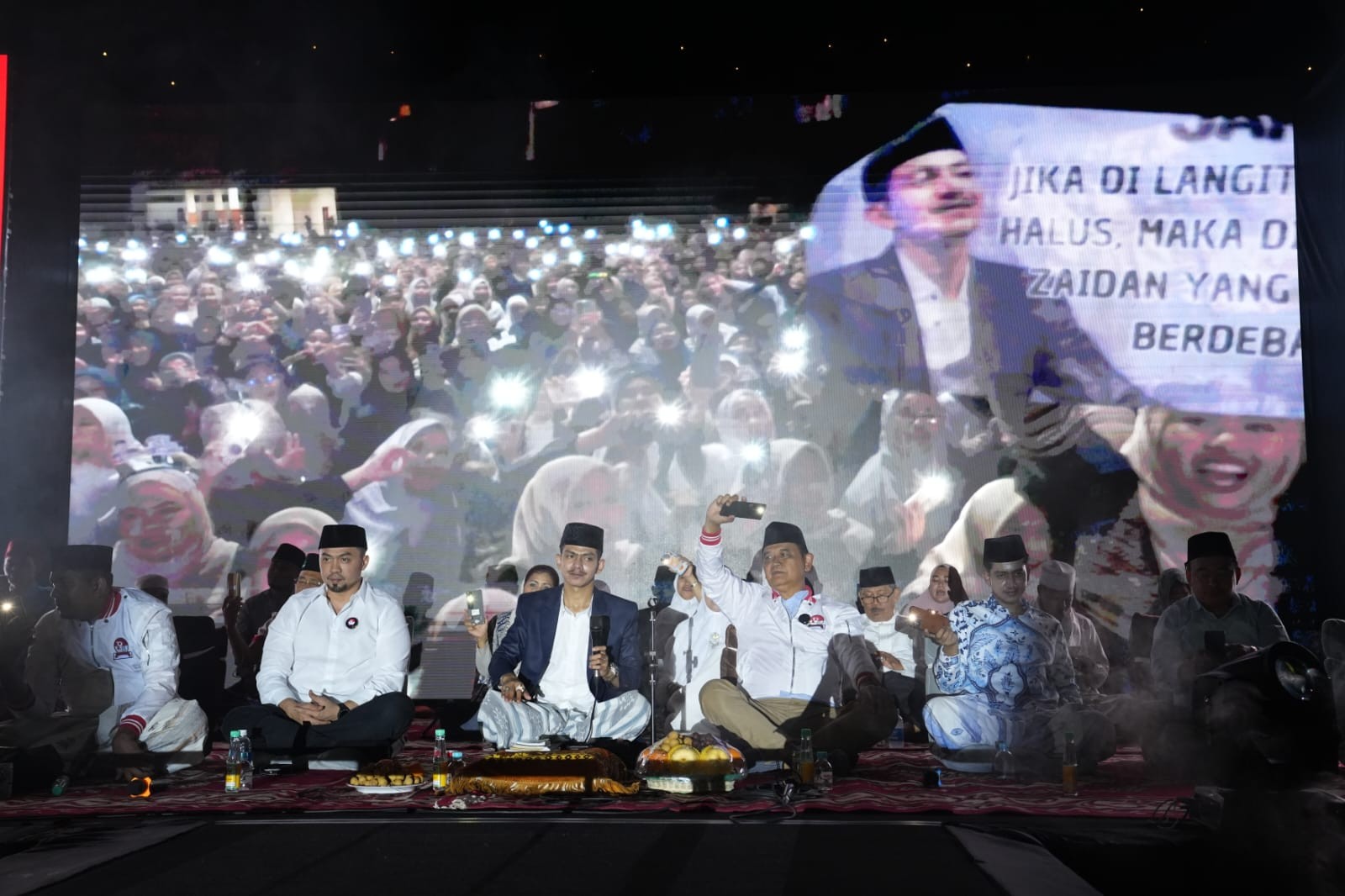 Dihadiri Ribuan Jamaah, Pandawa Lima Gelar Sholawat Doakan Kemenangan Prabowo-Gibran