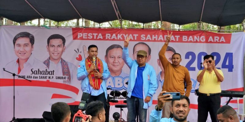 Terus Begerak, Sahabat Bang Ara Optimis Prabowo-Gibran Menang Satu Putaran