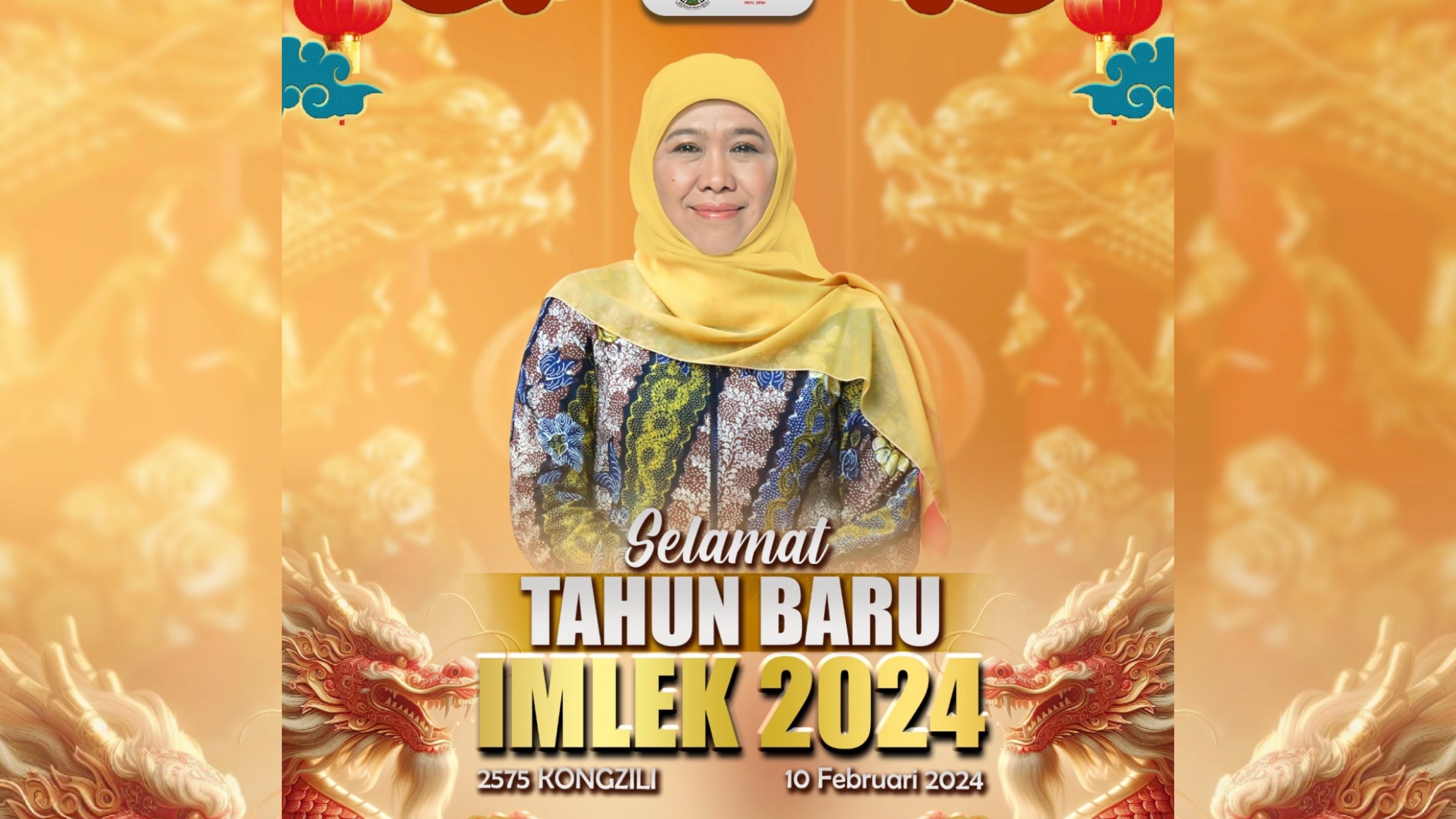 Harmoni Dalam Keberagaman, Ini Pesan Penting Gubernur Khofifah di Tahun Baru Imlek 2024