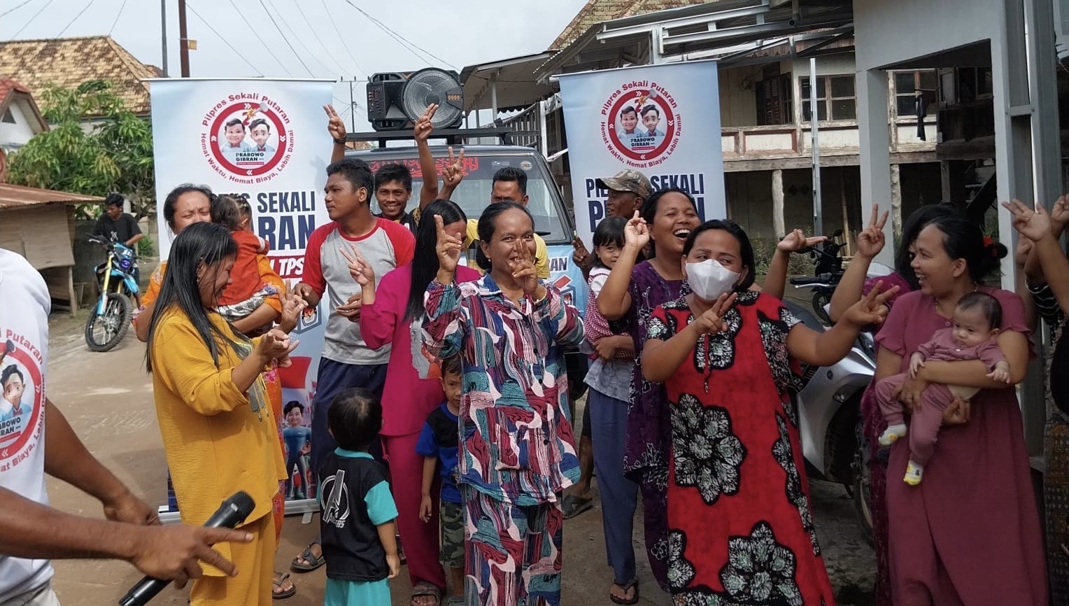 Kampanyekan Pilpres 2024 Sekali Putaran, GSP Ogan Komering Ilir Ajak Masyarakat ke TPS