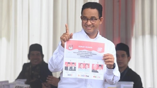 Pasangan AMIN Menang Telak di TPS Anies Nyoblos, Raih 140 Suara
