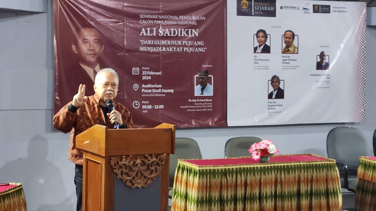 Bang Foke Gukung Usulan Ali Sadikin Jadi Pahlawan Nasional