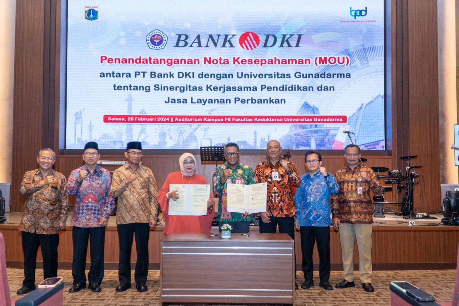 Hadirkan Kemudahan Pinjaman Biaya Pendidikan Mahasiswa, Bank DKI Jalin Kerja Sama dengan Universitas Gunadarma