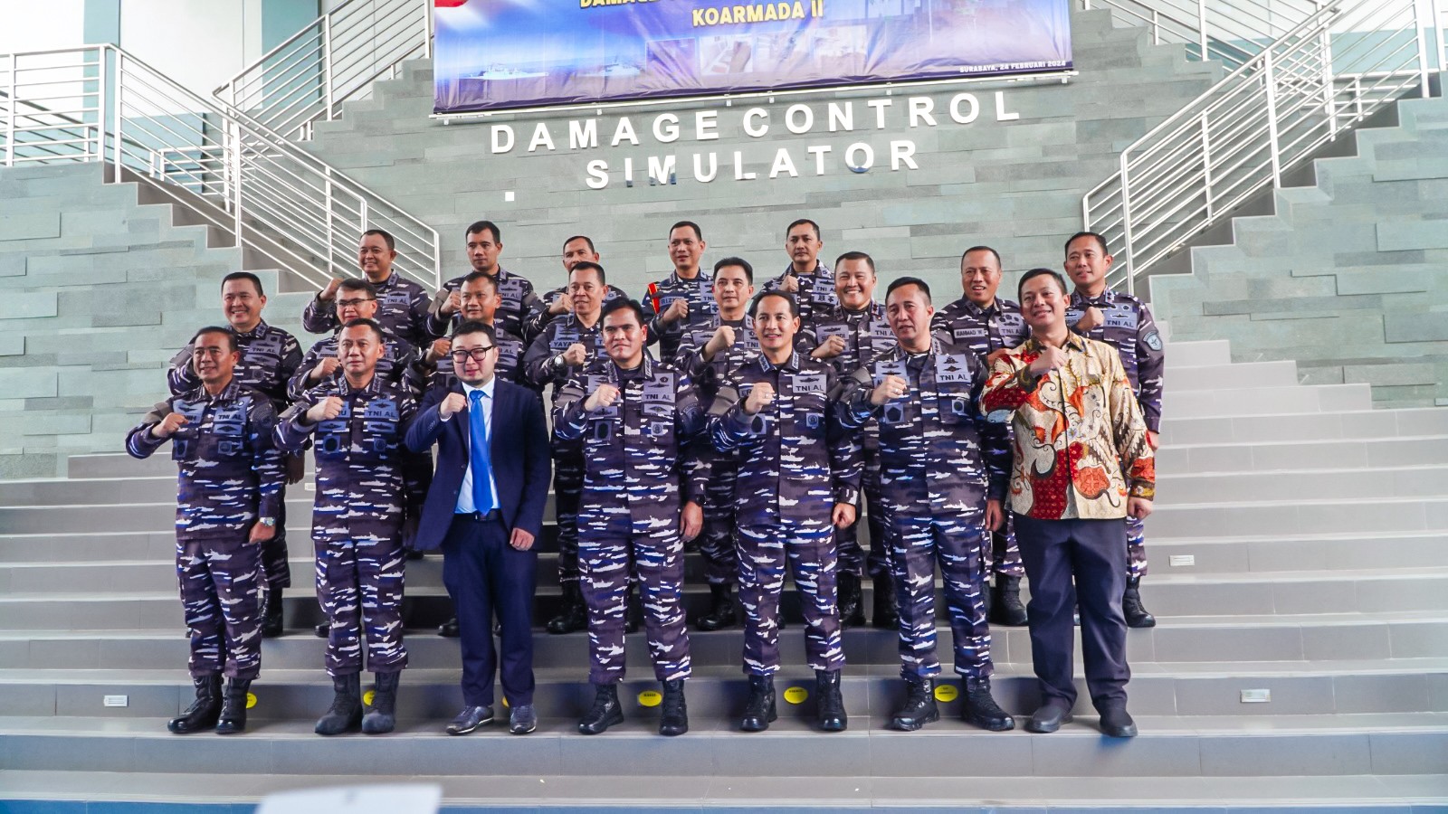 Dankodiklatal Hadiri Peresmian Damage Control Simulator Koarmada II