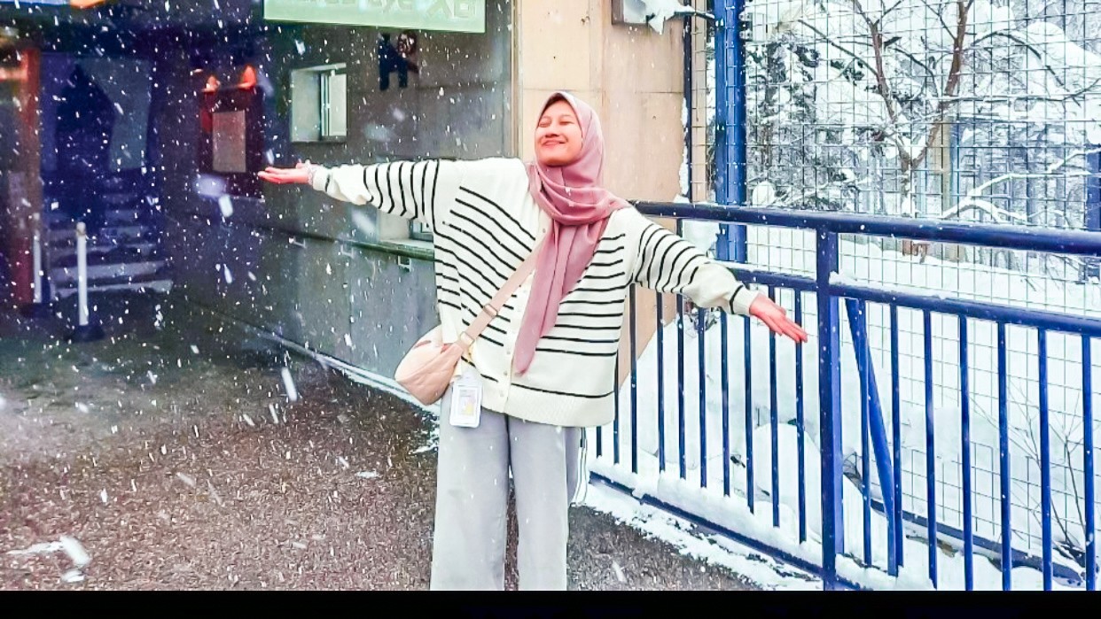Shalsa Dellia, Mahasiswa FIB Unair Raih Kesempatan Magang di Hokkaido Jepang