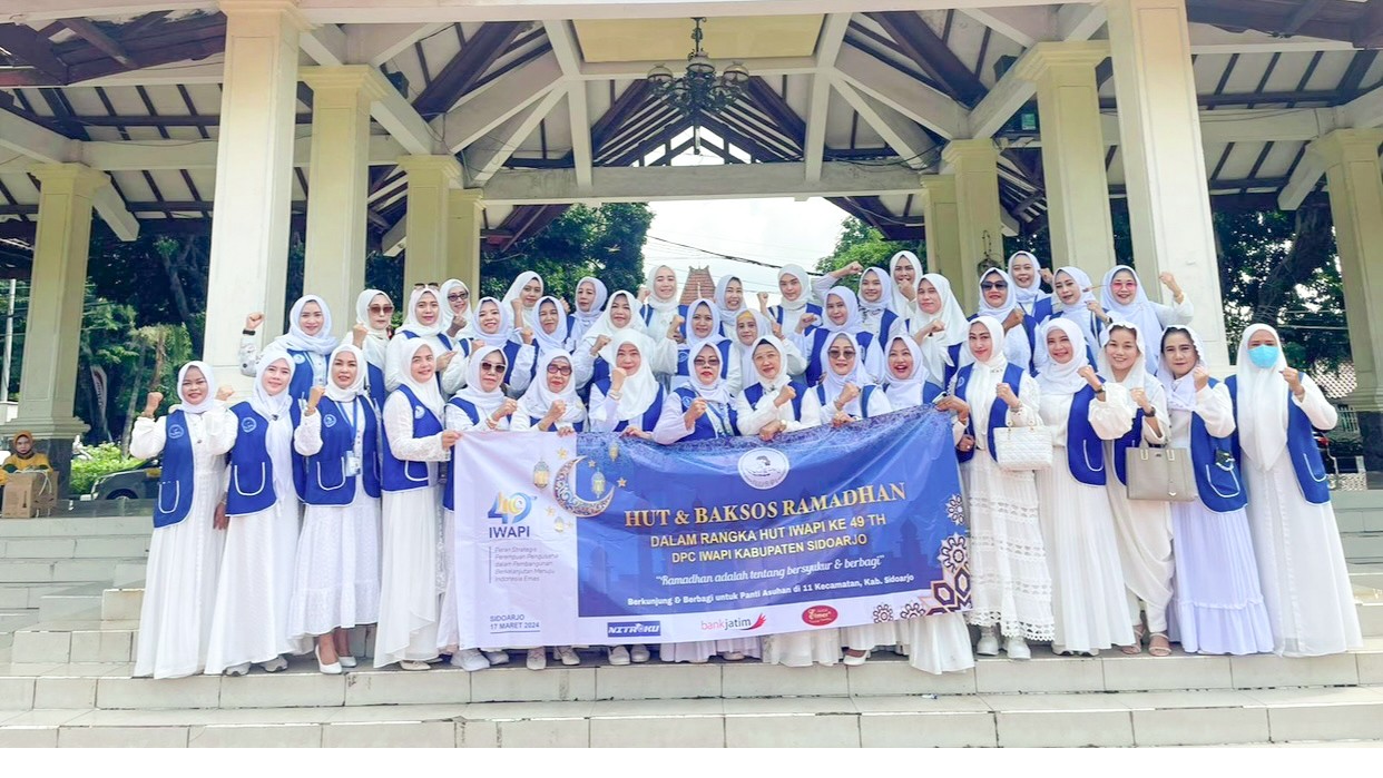 HUT ke-49, DPC IWAPI Sidoarjo Gelar Baksos Ramadan ke Panti Asuhan di 11 Kecamatan