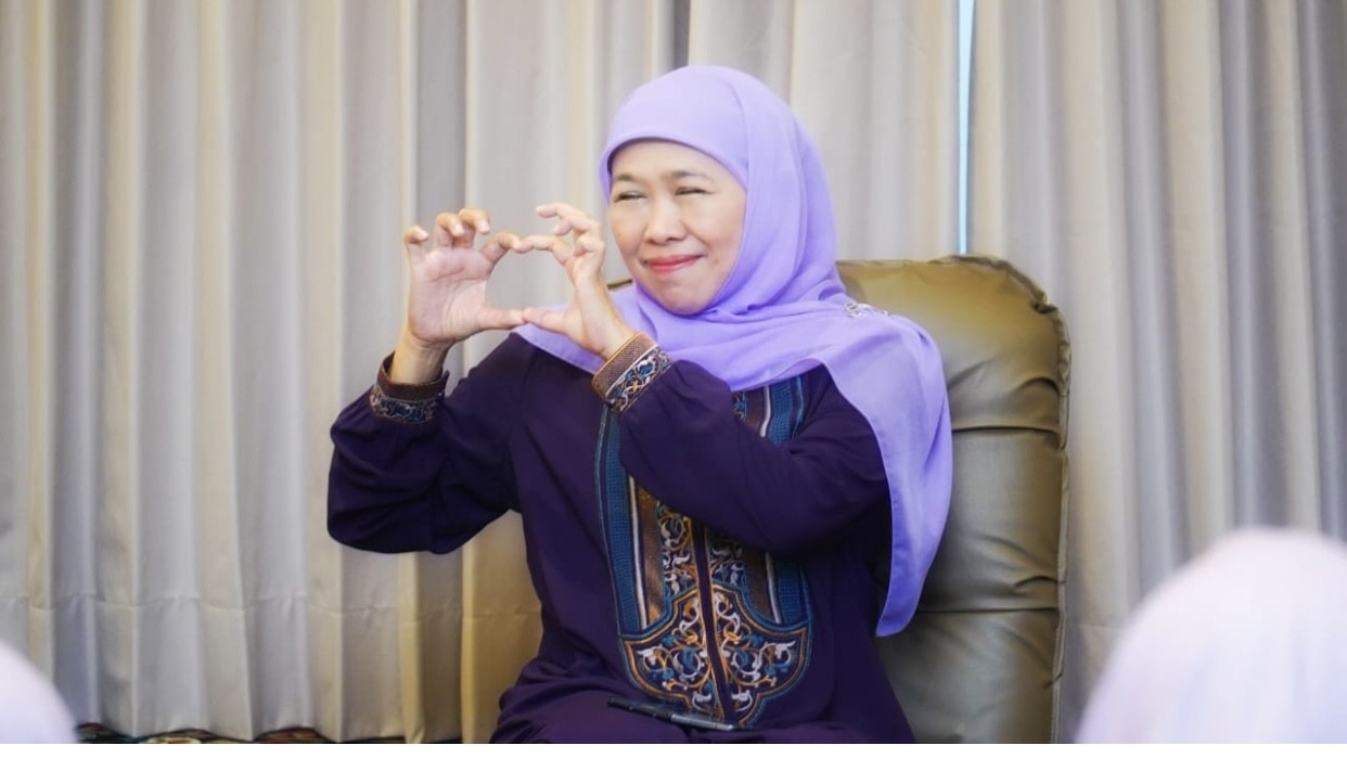 Tadarrus bersama 80 Penyandang Tuna Rungu Wicara, Khofifah: Tunjukkan Kuatnya Spirit of Ramadan