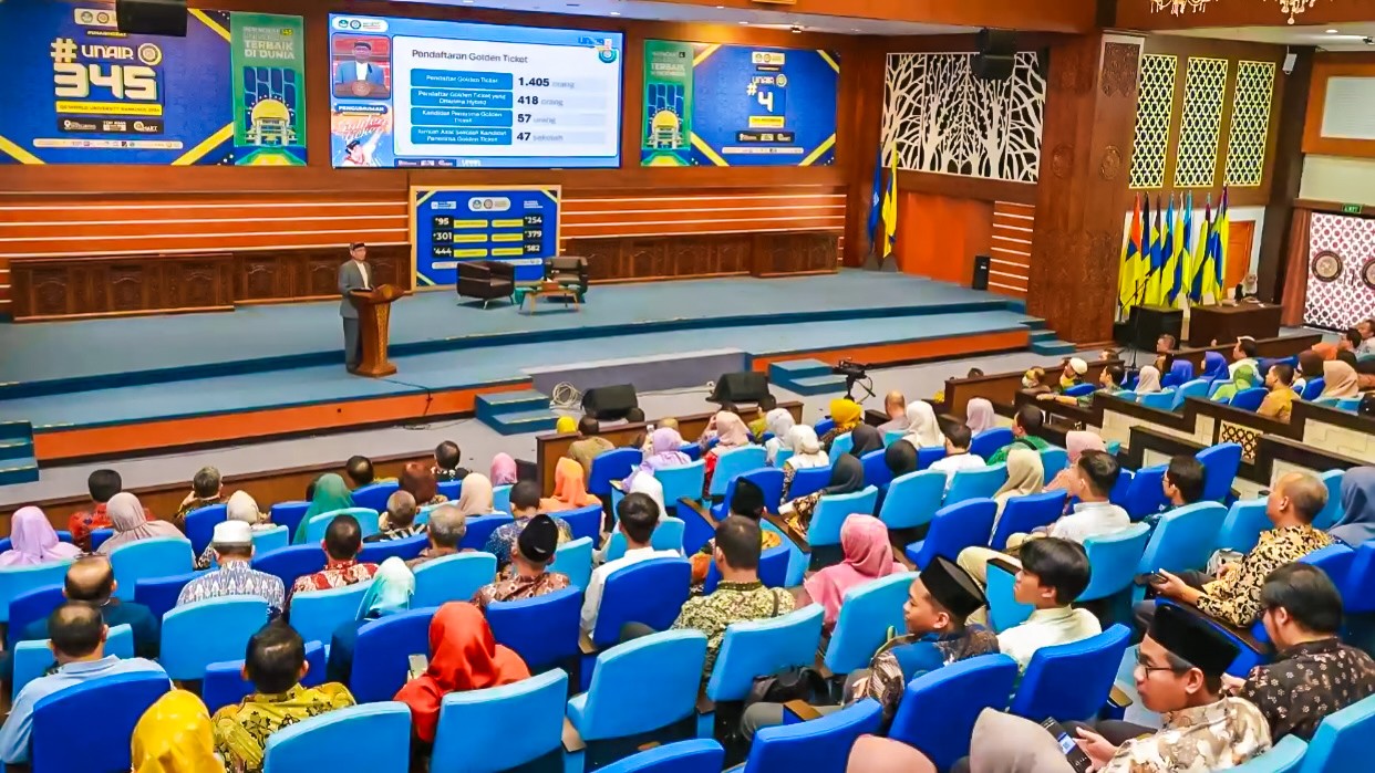 Rektor UNAIR Umumkan Kandidat Penerima Golden Ticket