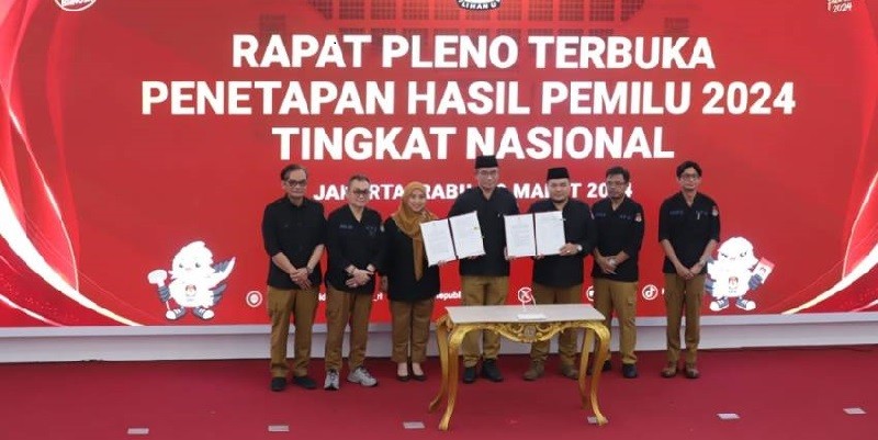 KPU RI Tetapkan PDIP Parpol dengan Raihan Suara Terbanyak di Pileg DPR RI 2024