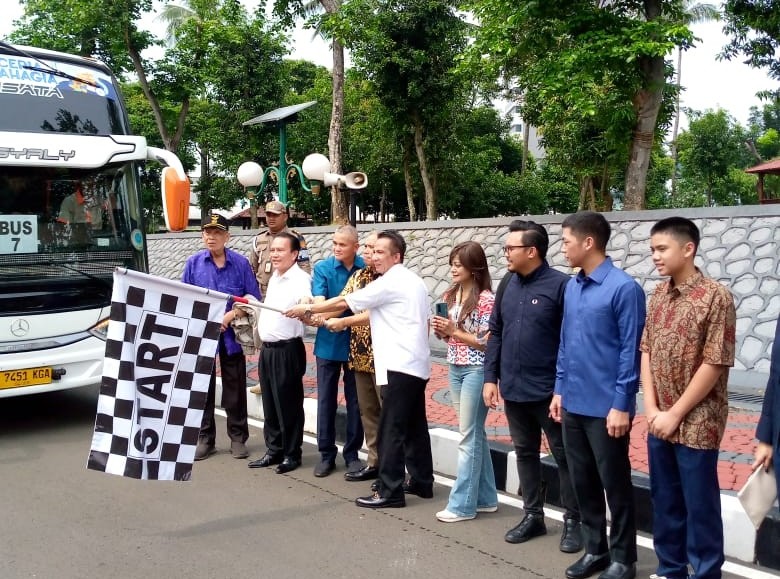 Lepaskan 9 Bus Mudik Gratis ke Sumsel, Hafisz Thohir: Semoga Kegiatan Ini Terus Berlanjut
