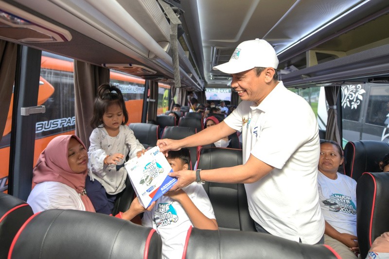 BTN Berangkatkan Ribuan Pemudik Gratis