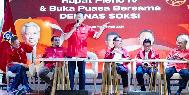 SOKSI Apresiasi Kepemimpinan Airlangga dan Siap Kawal Pemerintahan Prabowo - Gibran