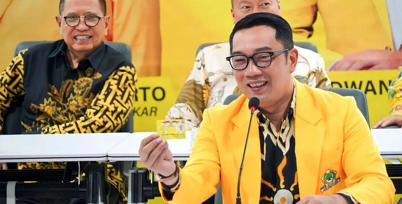 Golkar Tugaskan Ridwan Kamil Maju di Pilkada Jakarta dan Jawa Barat