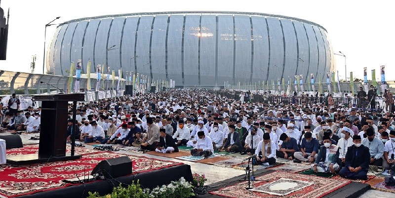 Wilayah DKI Jakarta Diprakirakan Cerah Berawan Saat Shalat Idul Fitri 2024