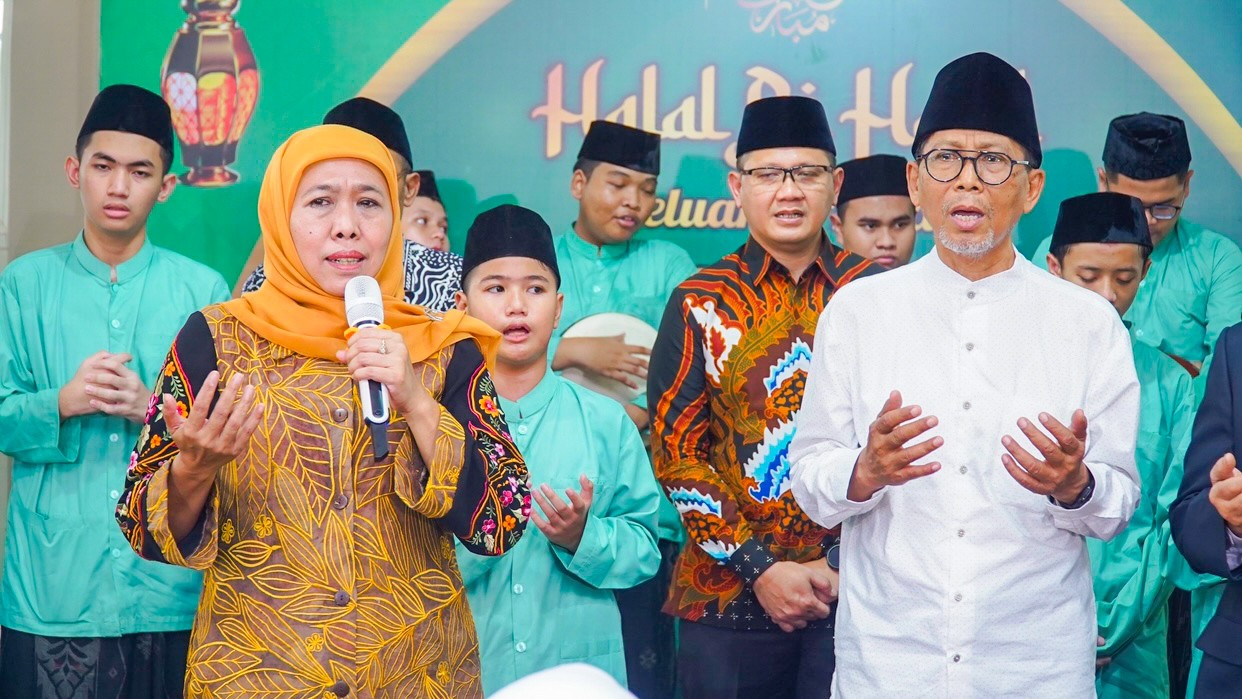Halal Bihalal Keluarga Besar Yayasan Khadijah, Khofifah Bangga Kualitas Pendidikan Terus Meningkat