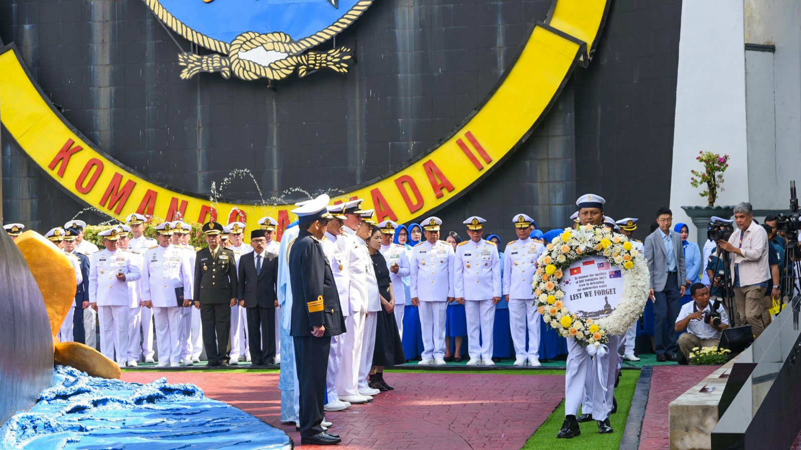 Dankodiklatal Ikuti Peringatan Tiga Tahun Gugurnya Prajurit KRI Nanggala-402