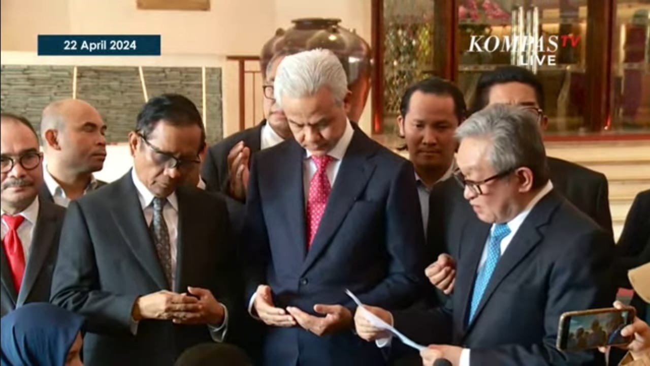 Sidang Putusan Sengketa Pilpres 2024, Ganjar Percayakan Apapun Keputusan kepada Hakim MK