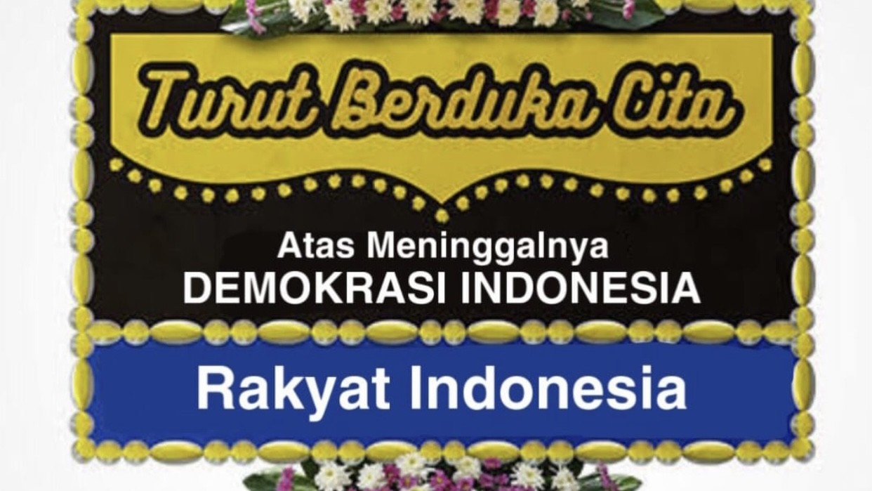 Acara Tahlilan: Matinya Demokrasi dan Keadilan Indonesia