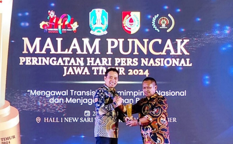 Sukses Bikin DPD RI Bertaji, LaNyalla Terima Special Award dari PWI Jatim
