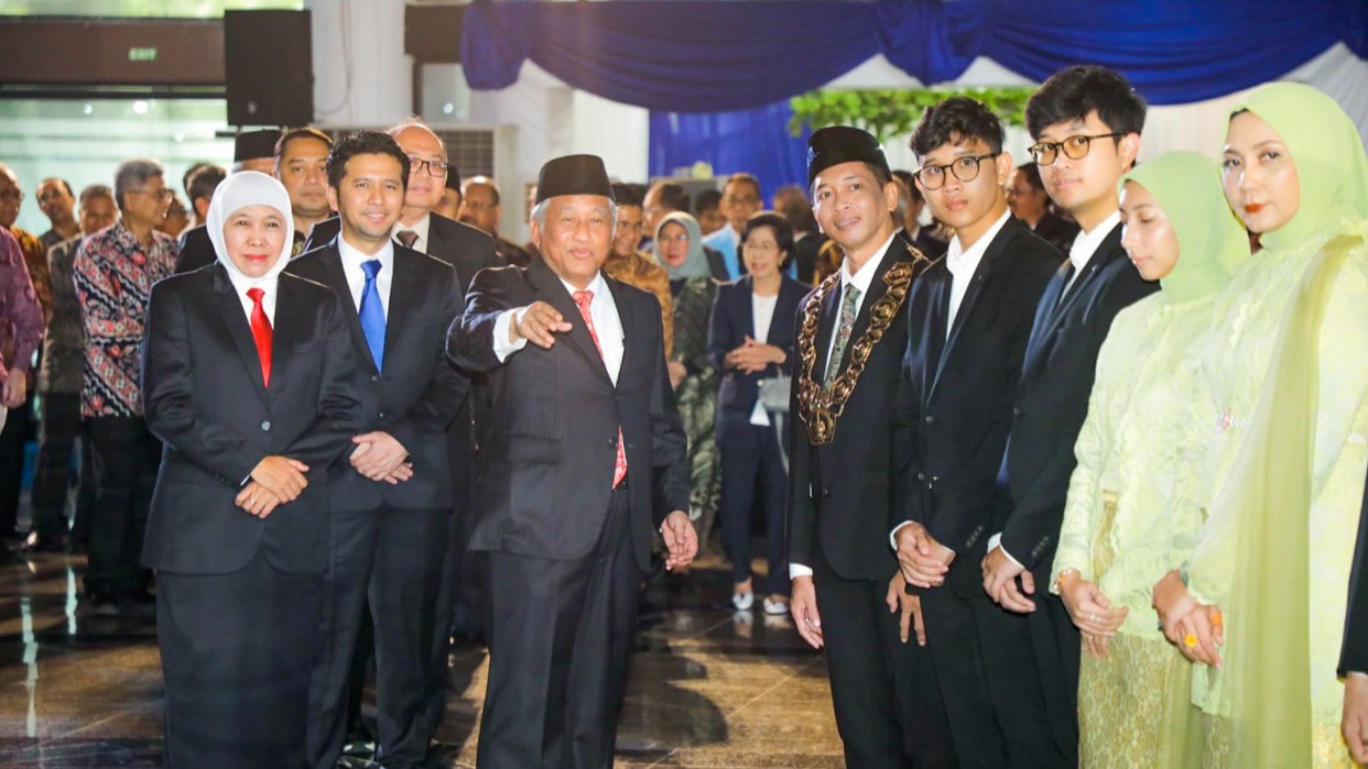 Rektor ITS Bambang Pramujati Dilantik, Khofifah Optimis ITS Tingkatkan Kemajuan Bangsa